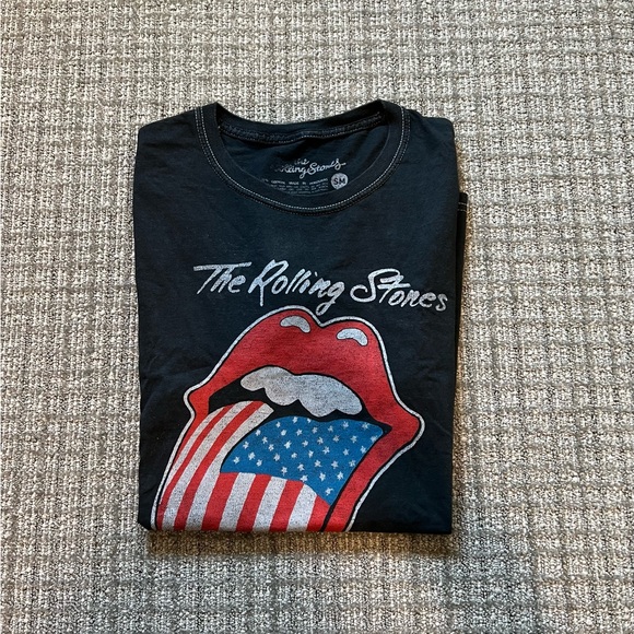 Urban Outfitters The Rolling Stones American Flag Lips Tee 💋🇺🇸 - Picture 6 of 6